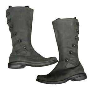 Merrell Captiva Launch 2 Waterproof Boots Black Women’s Size 8 Leather Mid Calf